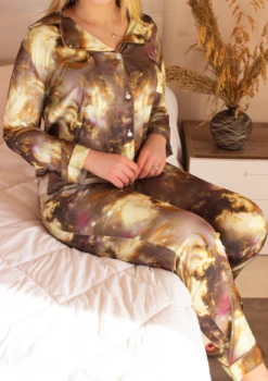 Pyjama BORÉAL Marron En Soie